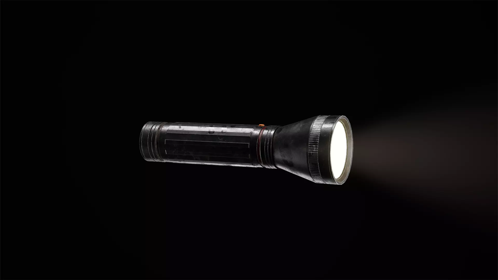 Flashlight  Low-poly 3D model_2