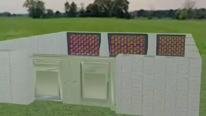 Luxury Villa Fence with Iron Gate