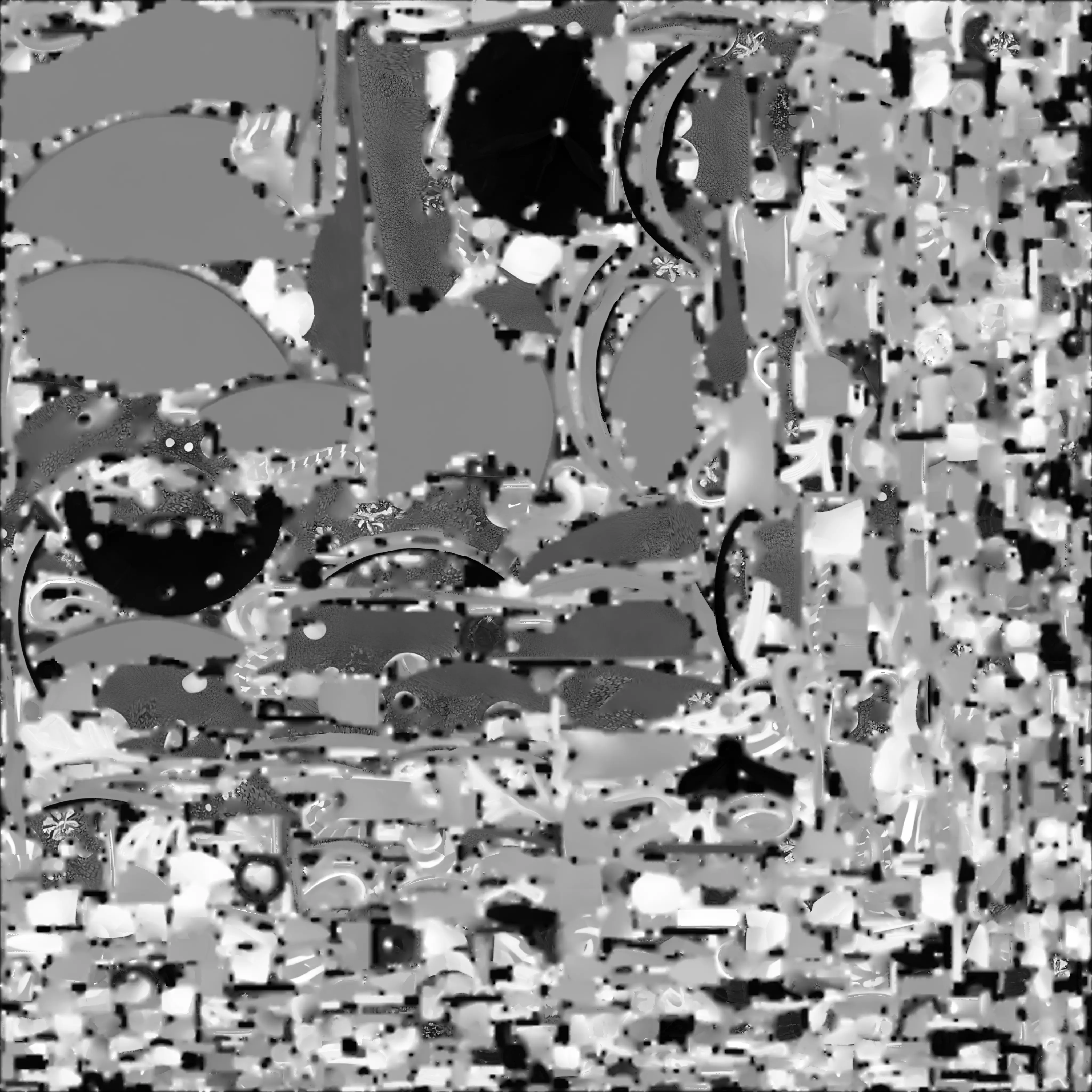 Christmas Wreath Clock 3D Model Luxurious Holiday Decor 3D model_2