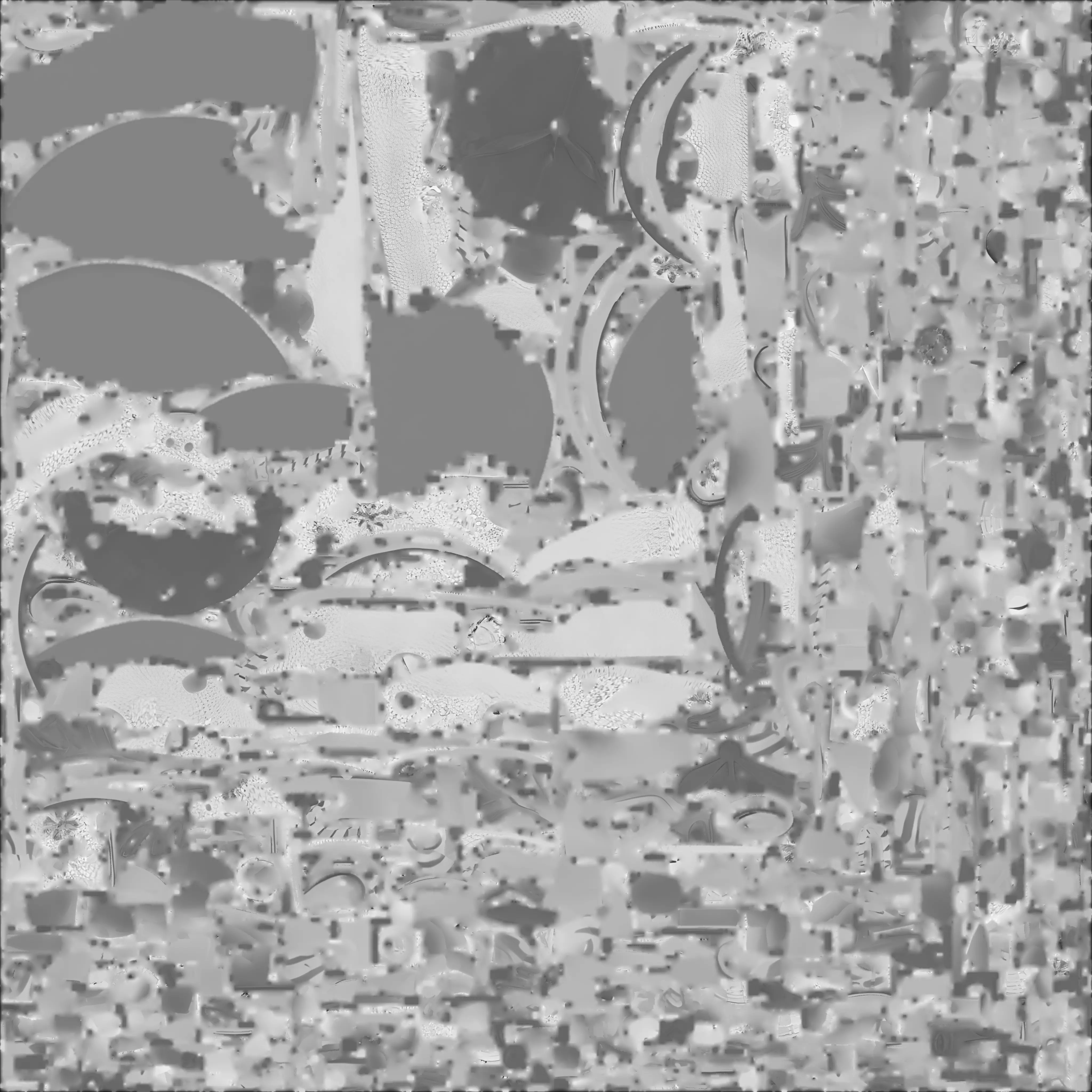 Christmas Wreath Clock 3D Model Luxurious Holiday Decor 3D model_4