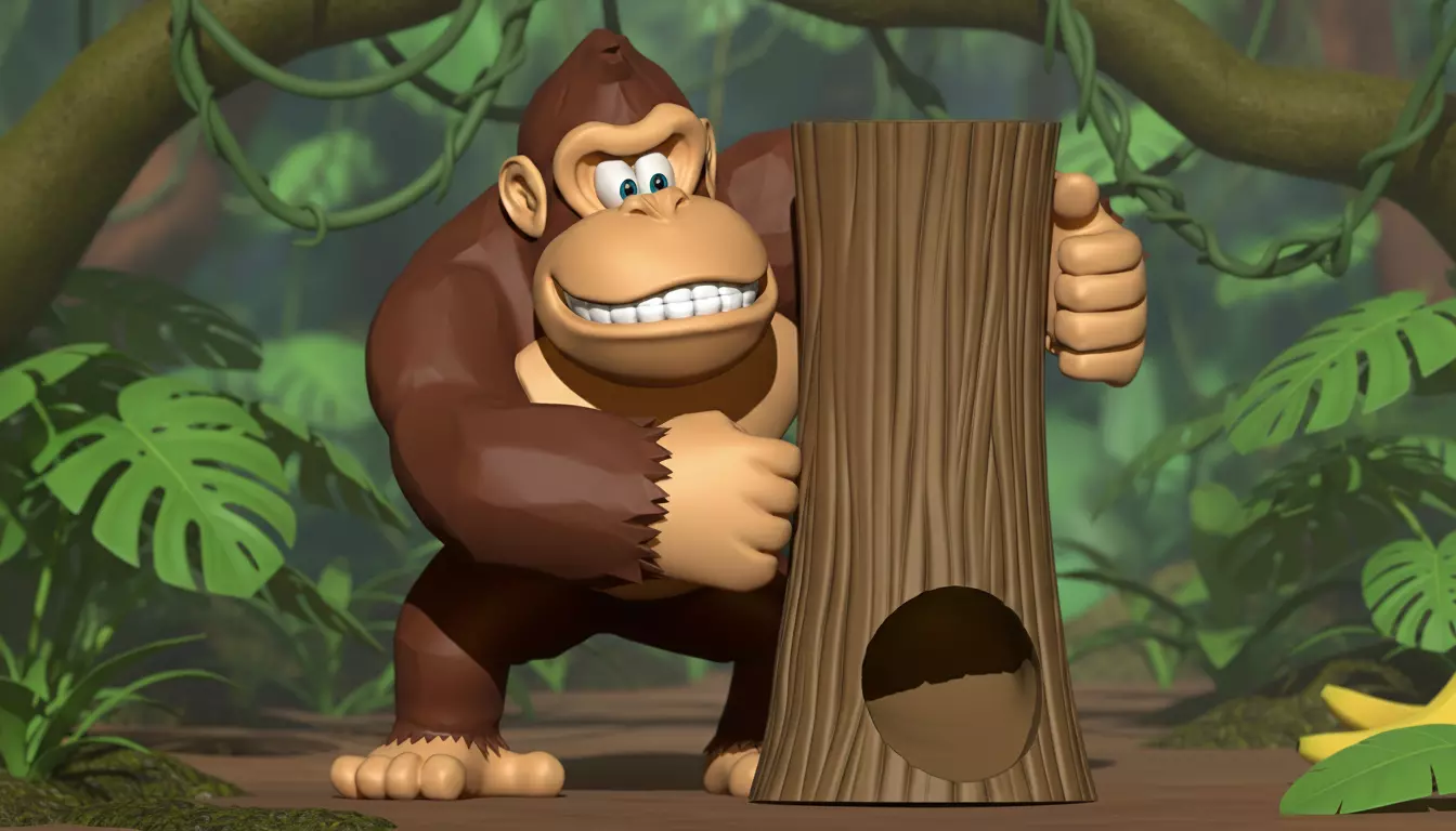 Donkey Kong Dice Tower 3D print model