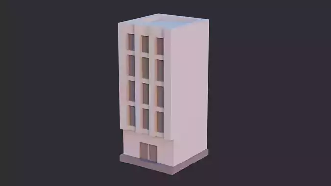 Low Poly Building 04