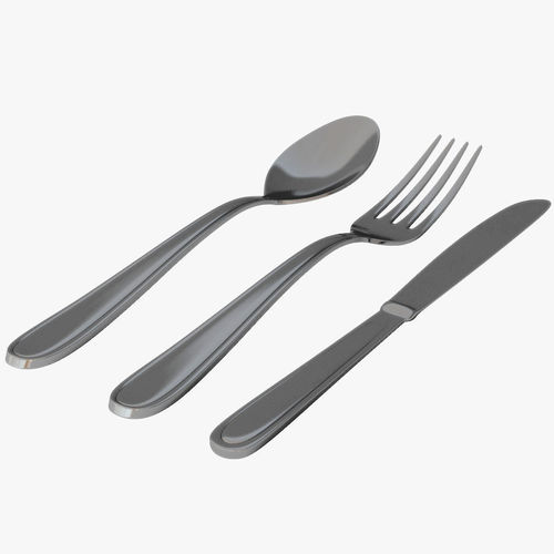 Cutlery 01 3D model