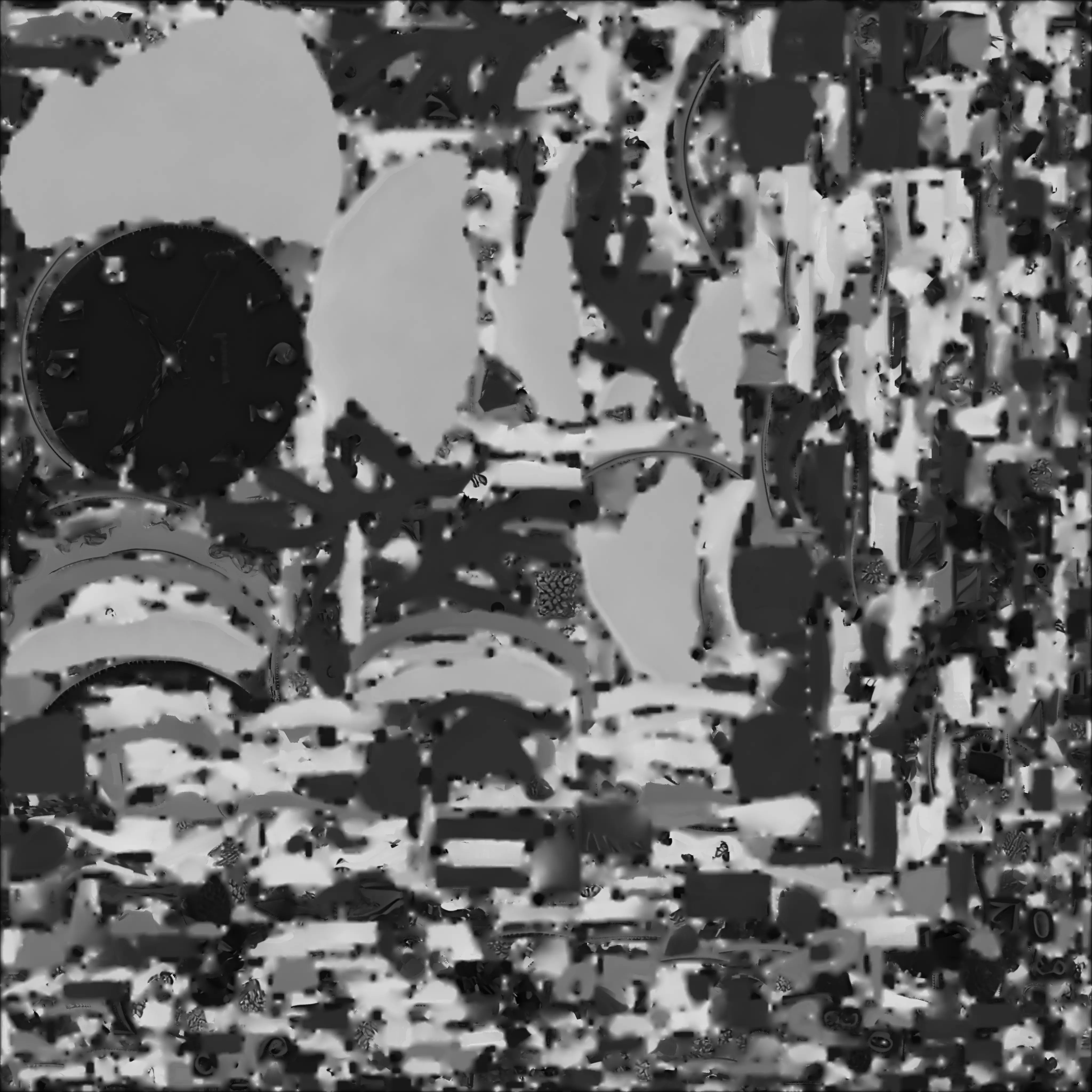 Christmas Pendulum Clock 3D Model Festive Wall Decor 3D model_4