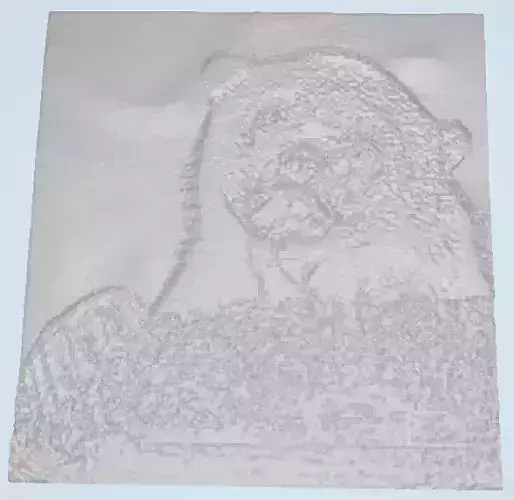 Confession Bear Lithophane