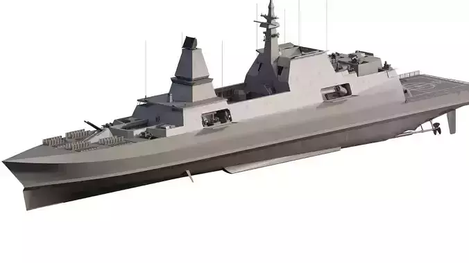 US NAVY USS STEALTH CRUISER