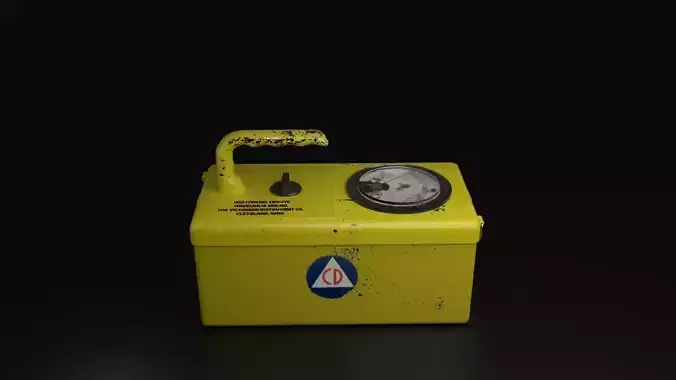 Geiger Counter 3D Model