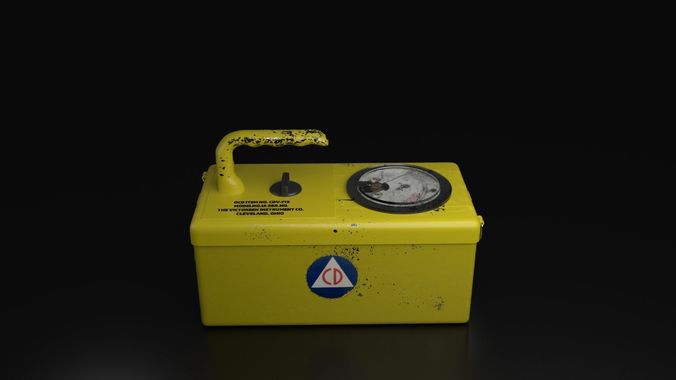 Geiger Counter 3D Model 3D model