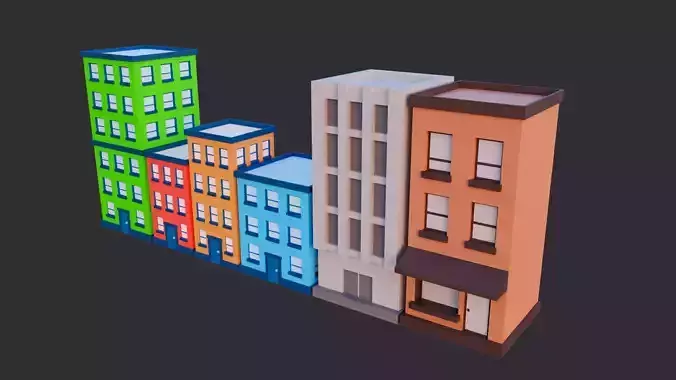 Low Poly Building Pack