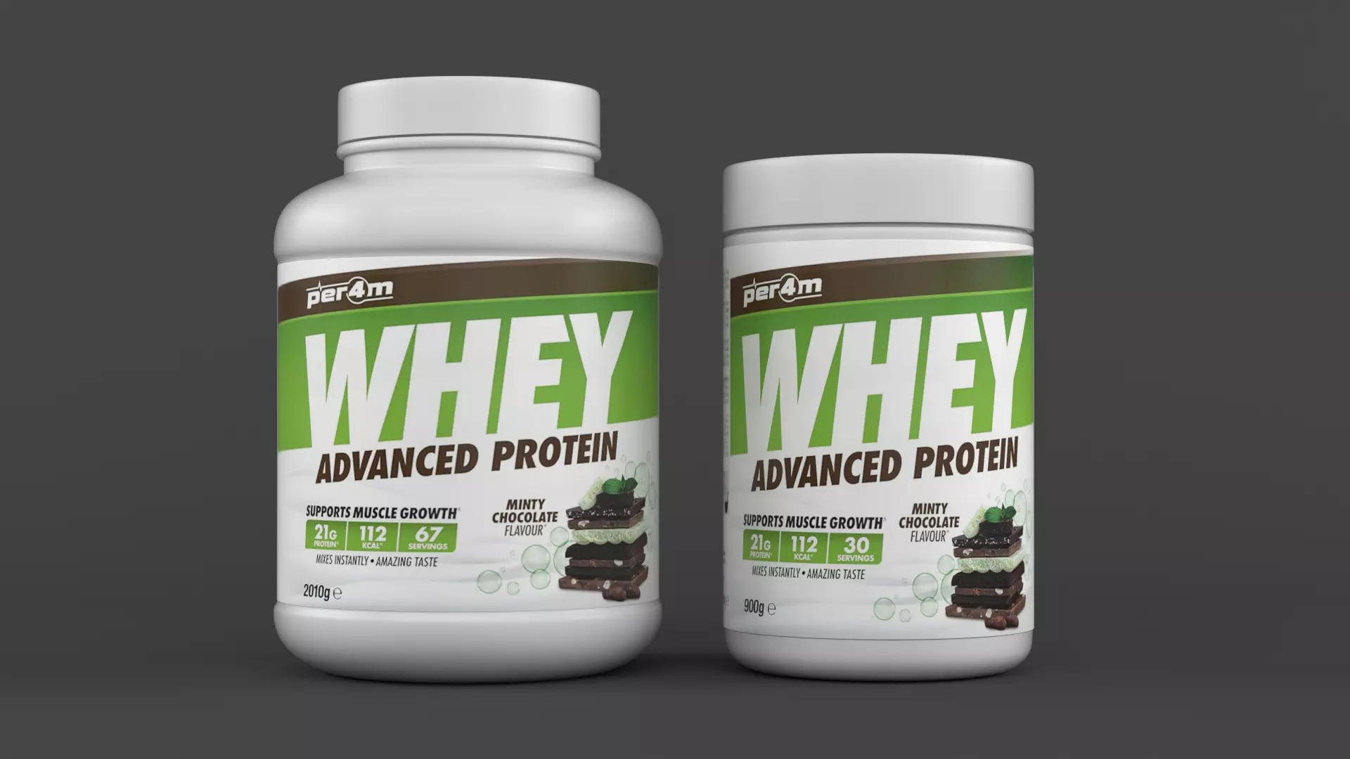 Protein Powder 3D model