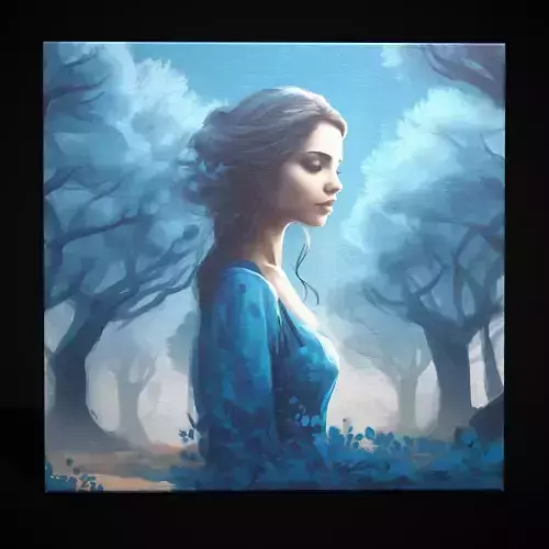 Blue Beauty Painting One 