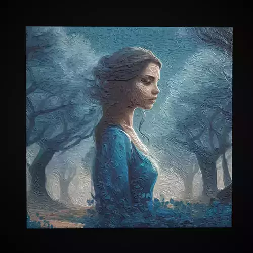 Blue Beauty Painting One 