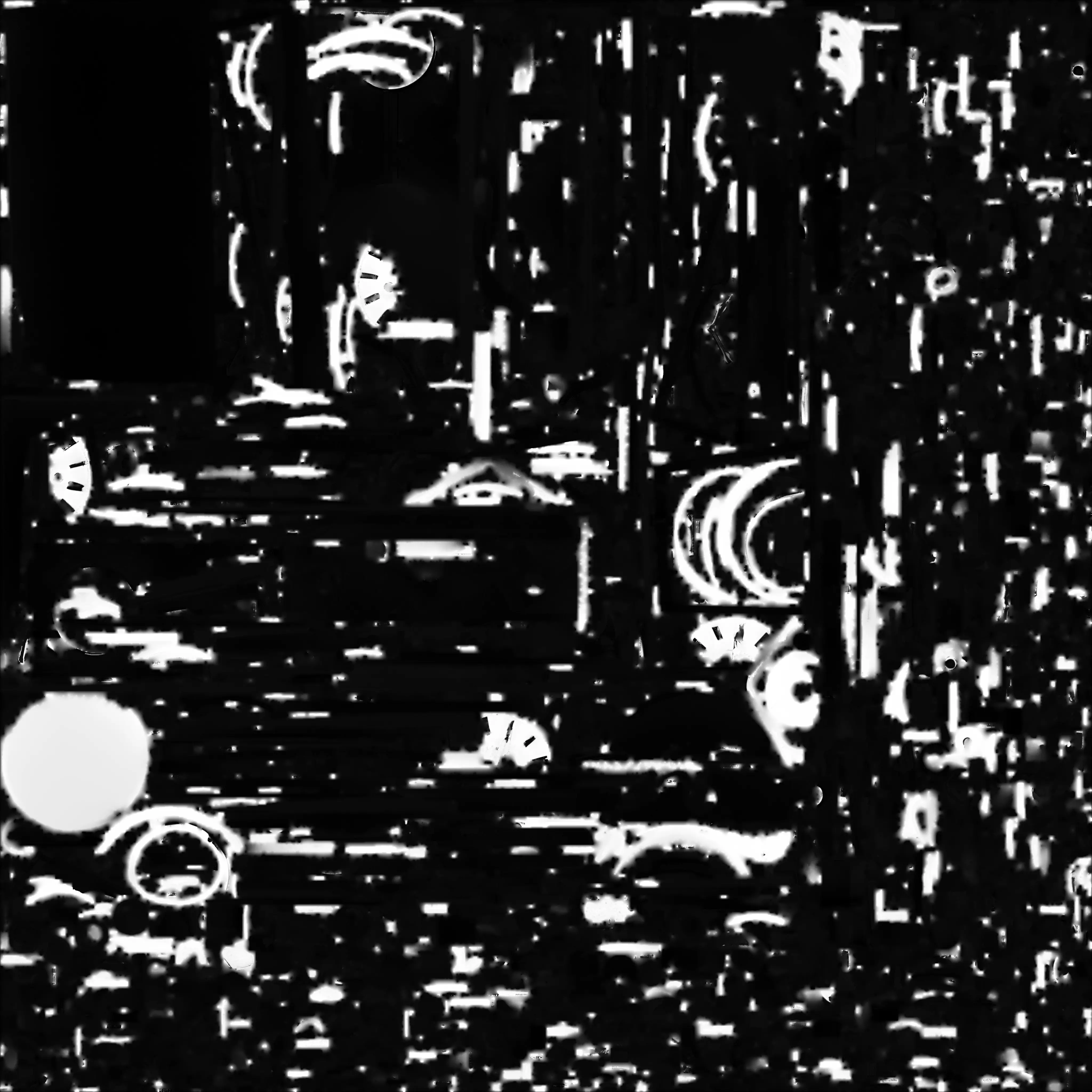 Vintage Christmas Clock 3D Model Ornate Wall Decor 3D model_2