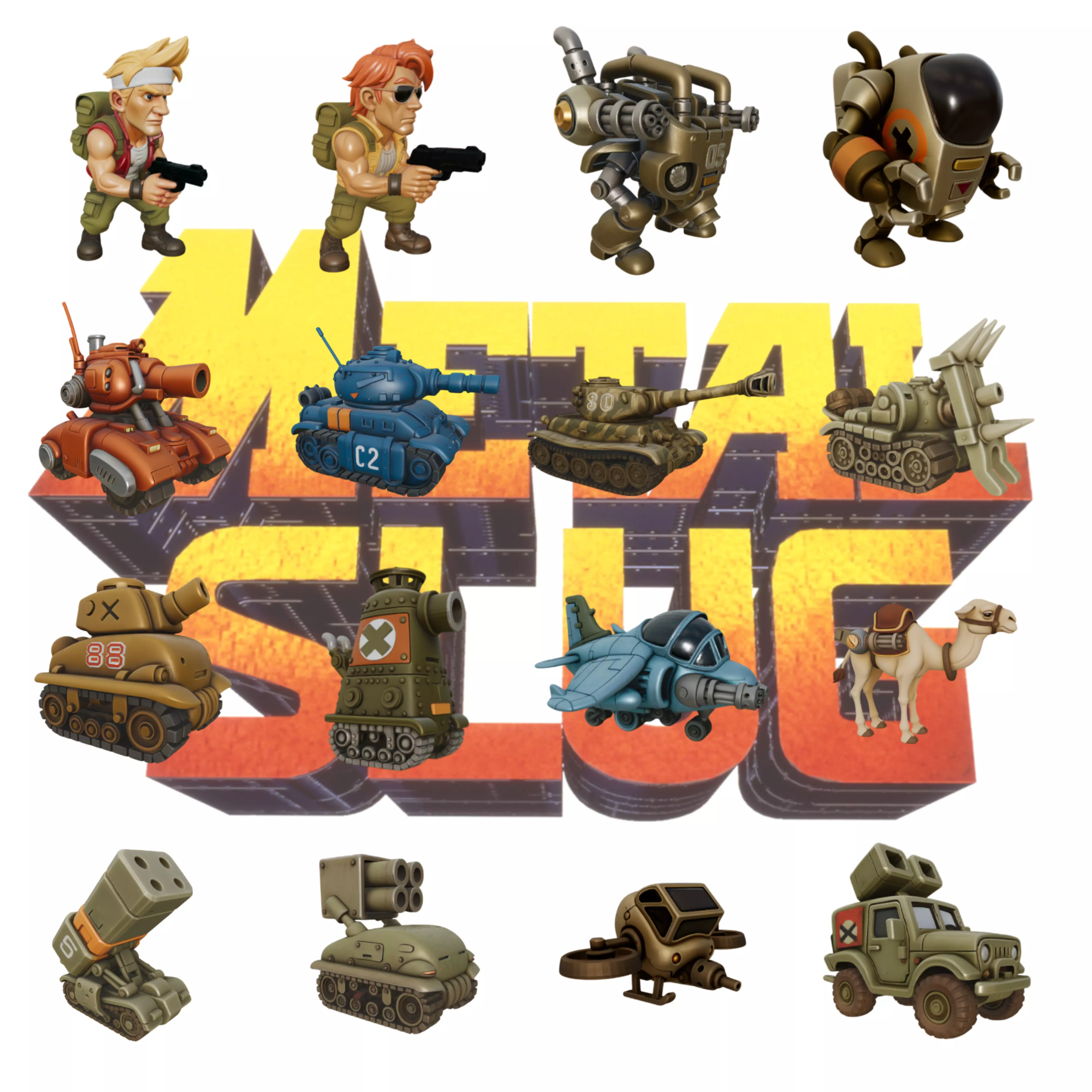 Metal Slug Ultra Pack 3D print model_0