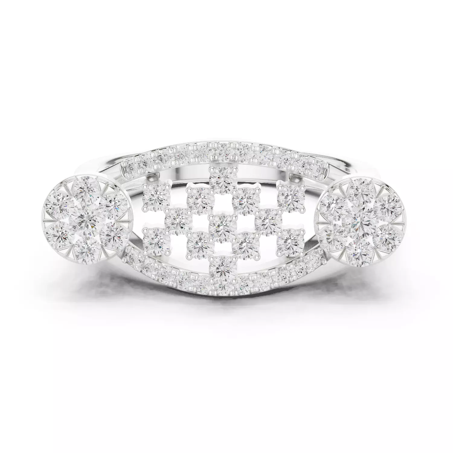 Diamond Ring 3dm stl renders animation videos details  3D print model_1