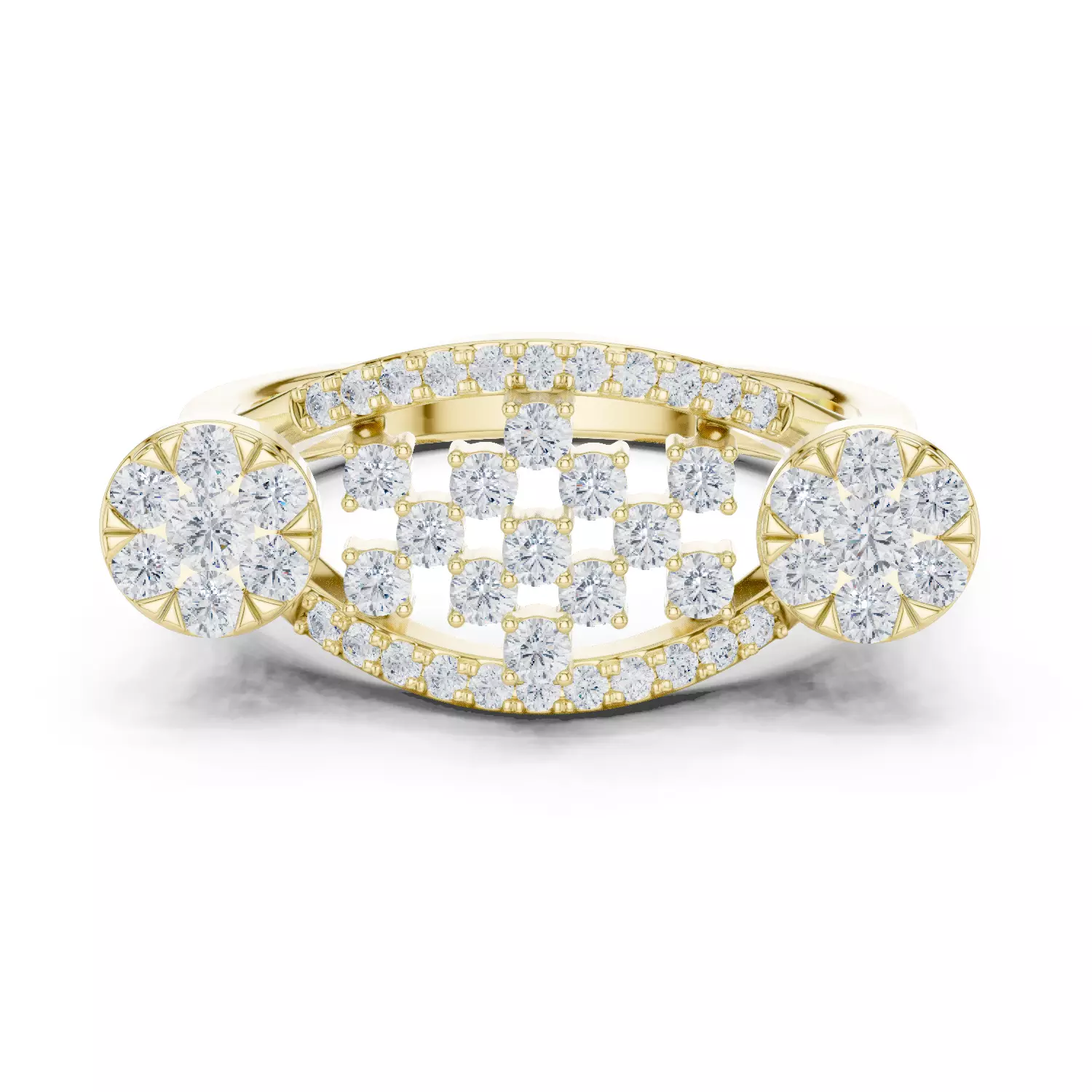 Diamond Ring 3dm stl renders animation videos details  3D print model_2