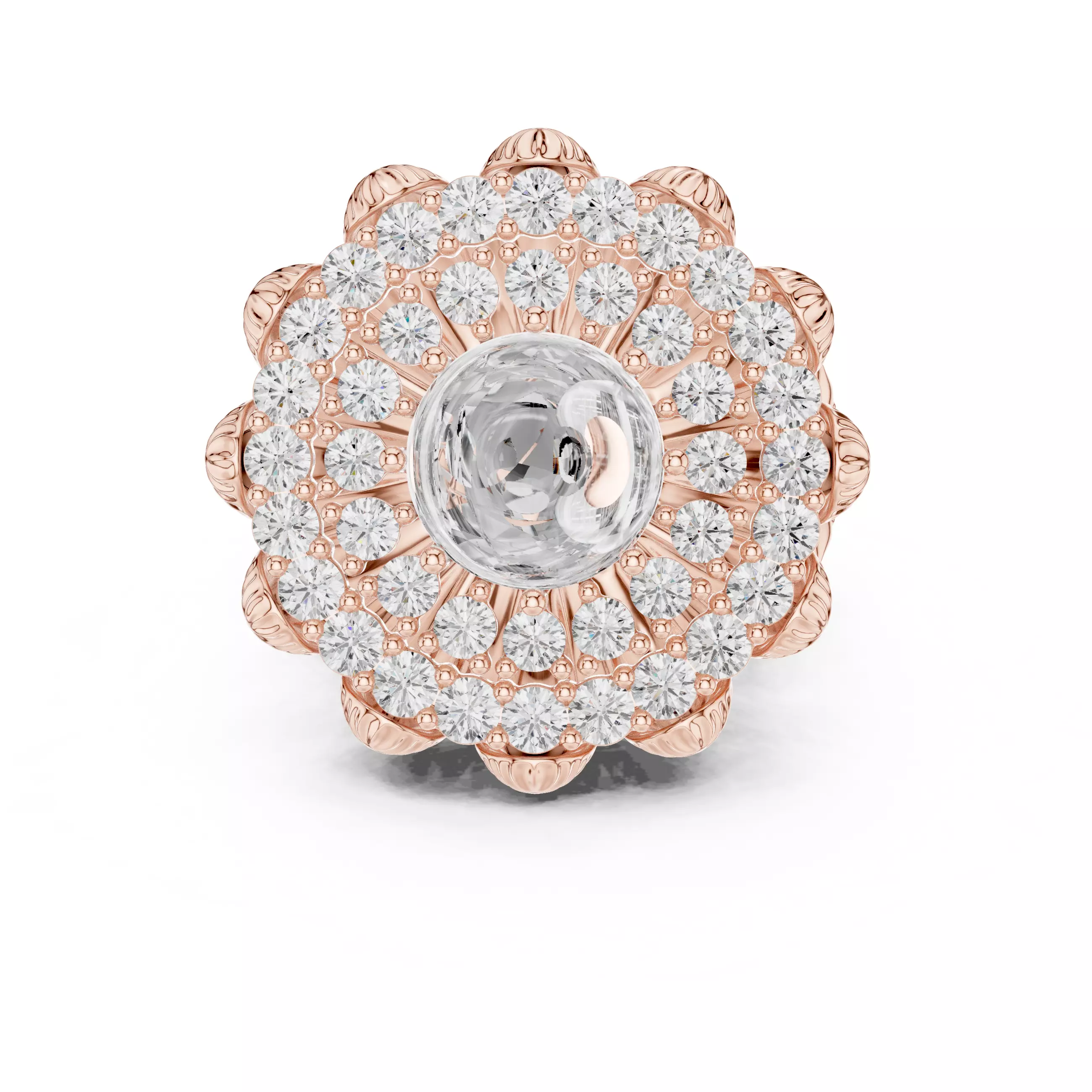 Solitaire Ring 3dm stl renders animation videos details 3D print model_10