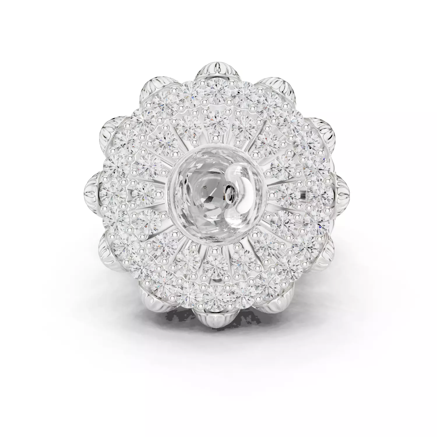 Solitaire Ring 3dm stl renders animation videos details 3D print model_1