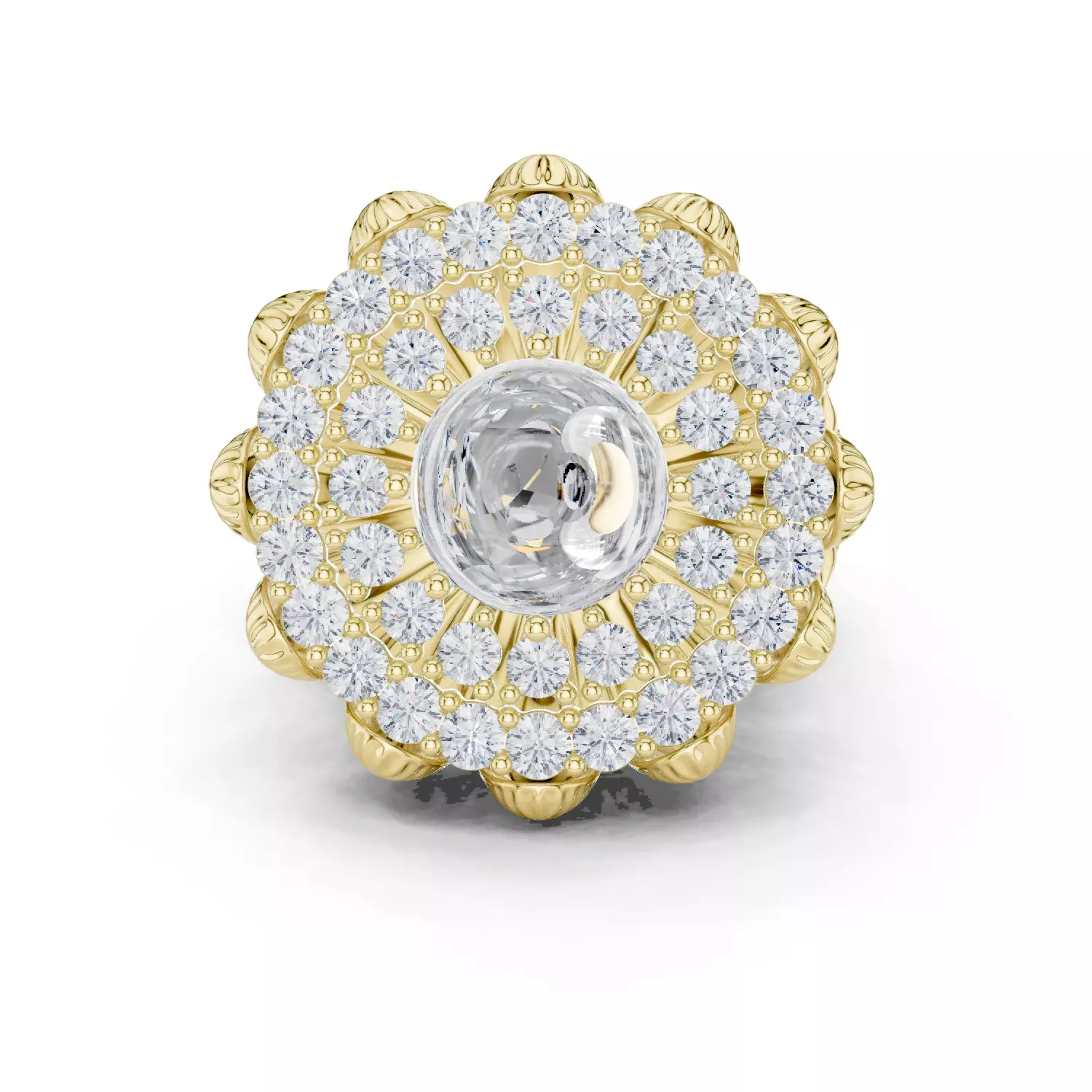 Solitaire Ring 3dm stl renders animation videos details 3D print model_2