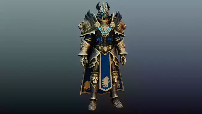 Fantasy lion knight KM-1 