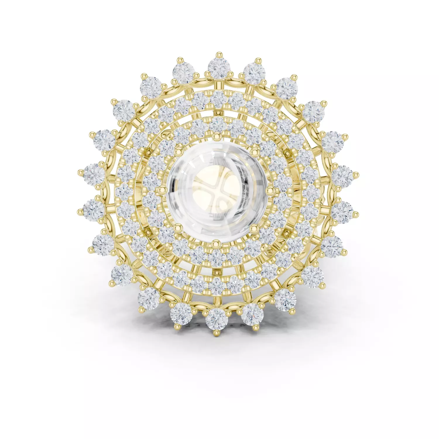 Solitaire Ring 3dm stl renders animation videos details 3D print model_2