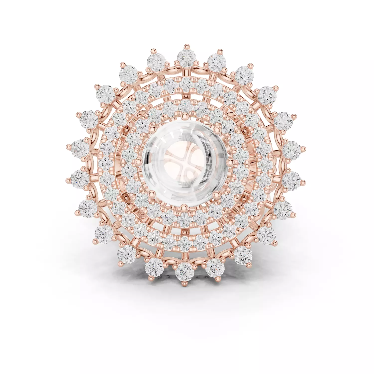 Solitaire Ring 3dm stl renders animation videos details 3D print model_0