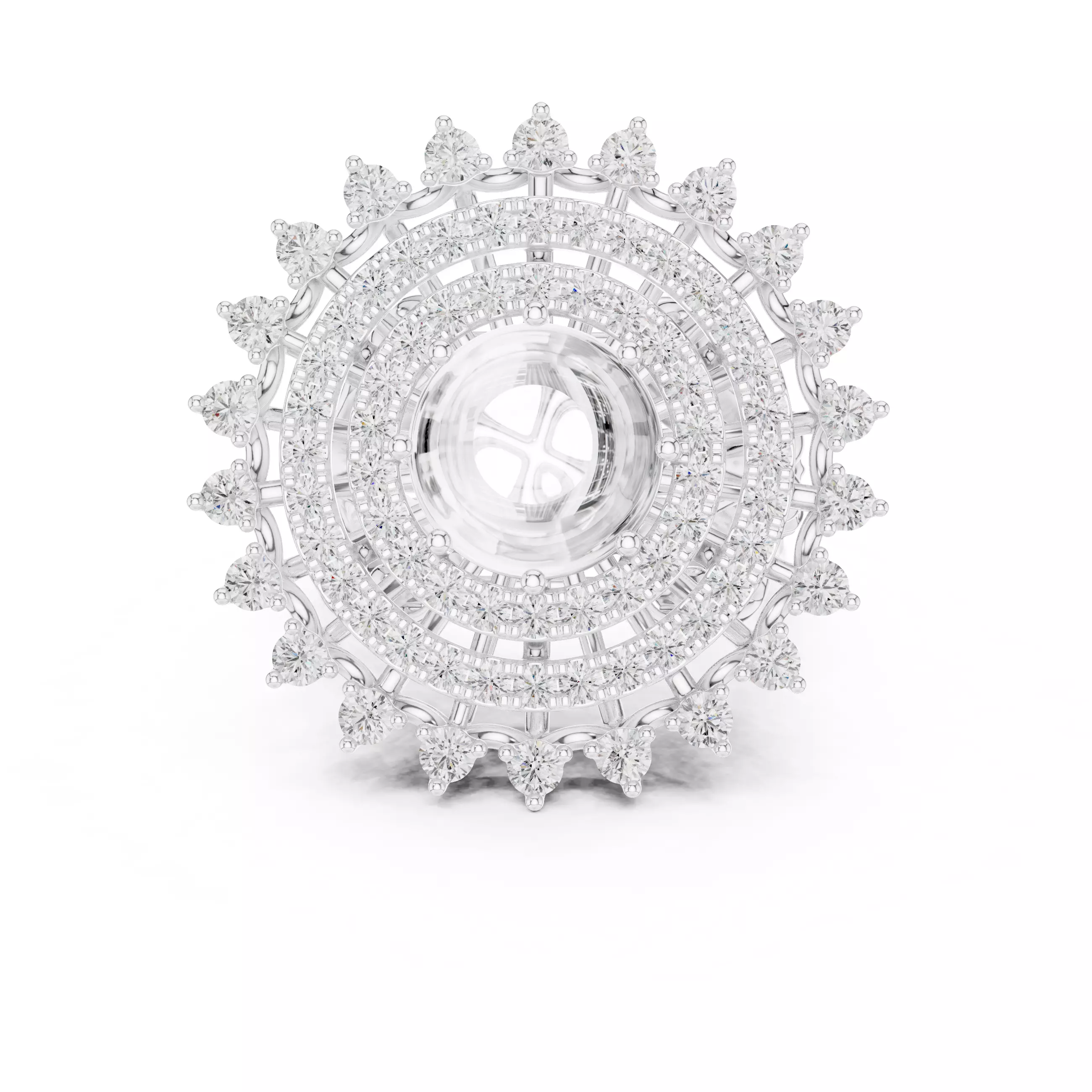 Solitaire Ring 3dm stl renders animation videos details 3D print model_12