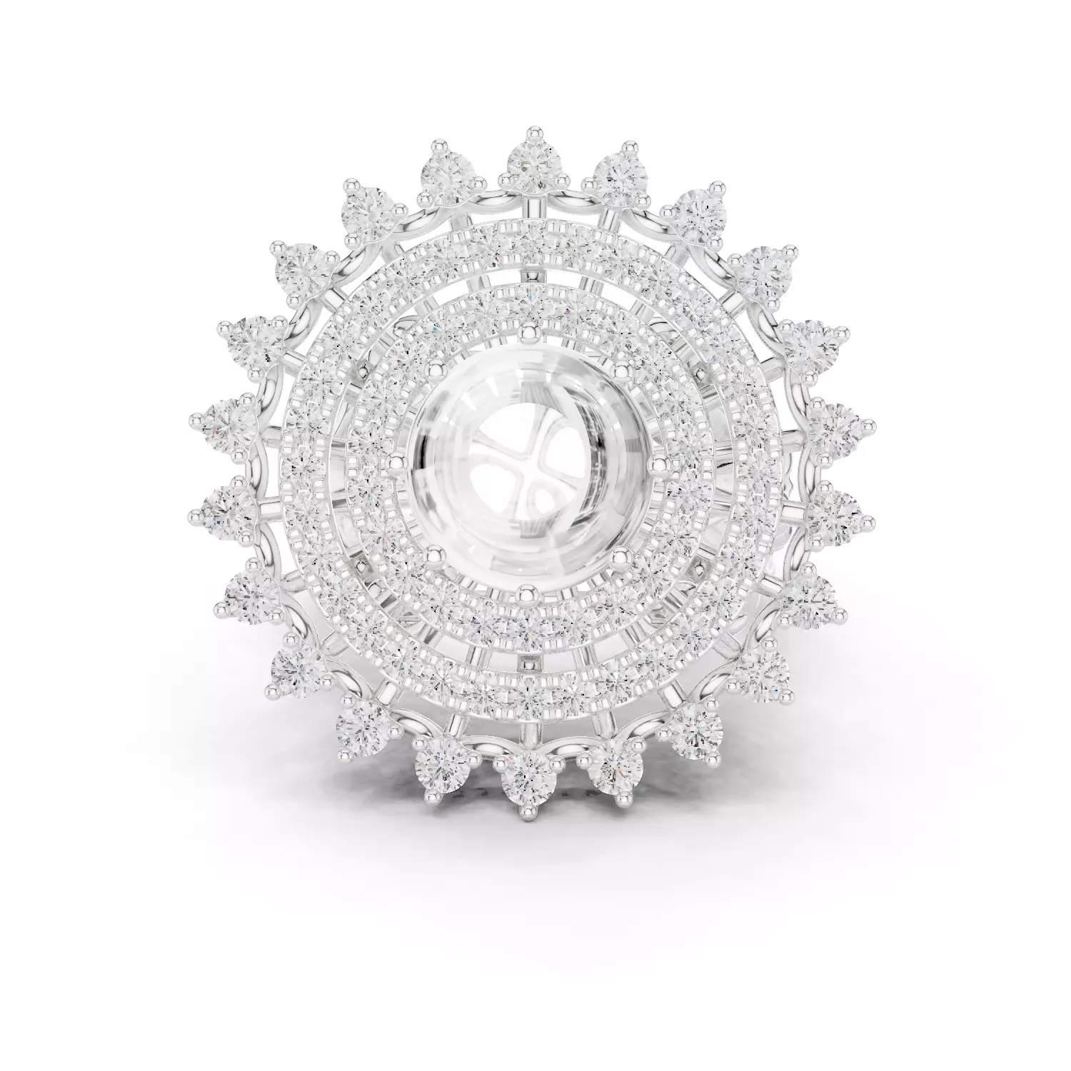 Solitaire Ring 3dm stl renders animation videos details 3D print model_1