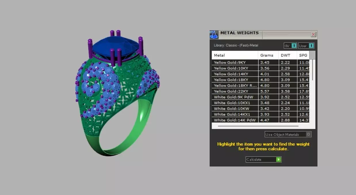 Rings 3D print model_4