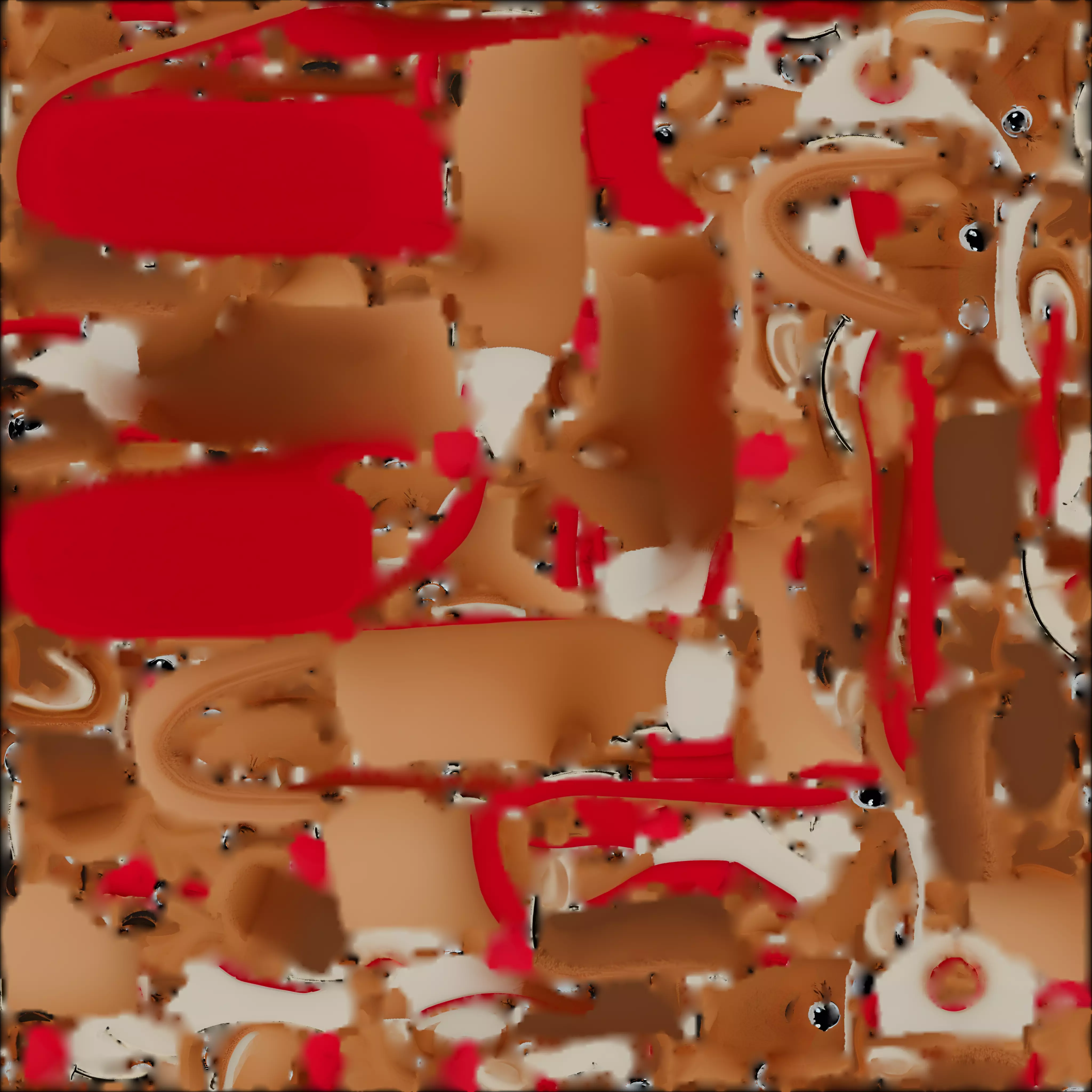 Christmas Reindeer Slippers 3D Model Cozy Holiday Footwear Low-poly 3D model_1