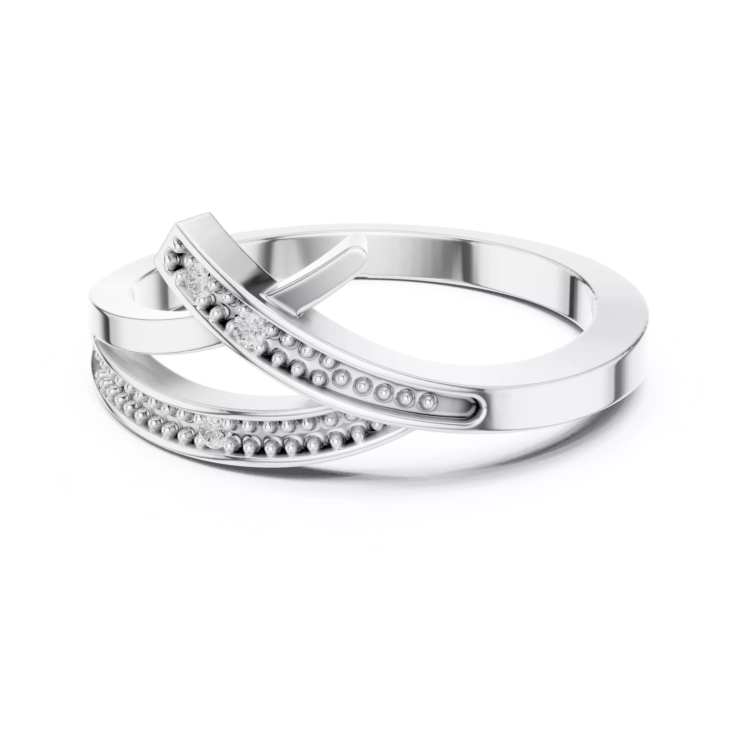 Diamond Ring 3dm stl renders animation videos details  3D print model_12