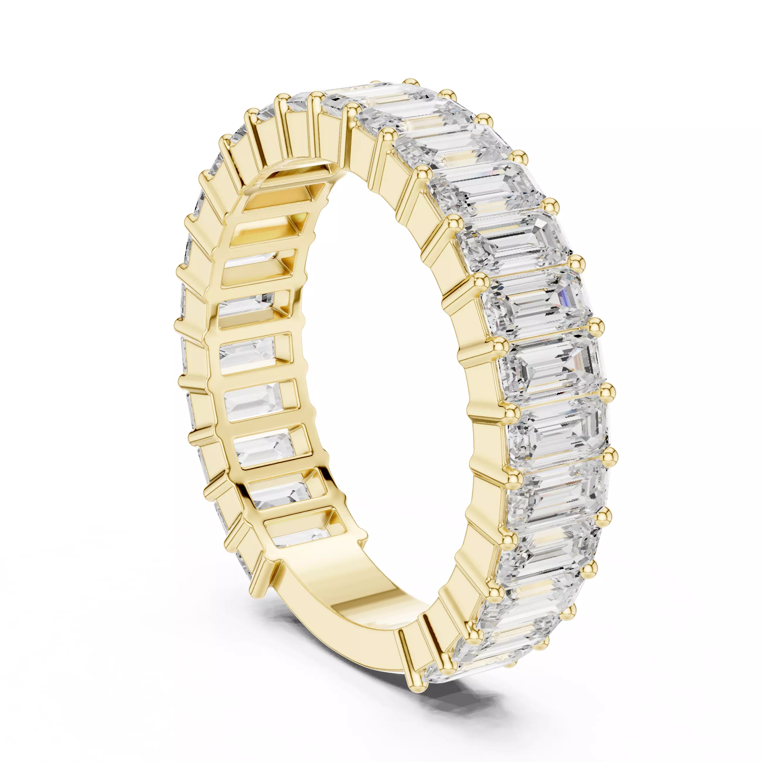 Eternity Band Ring 3dm stl renders animation details  3D print model_7
