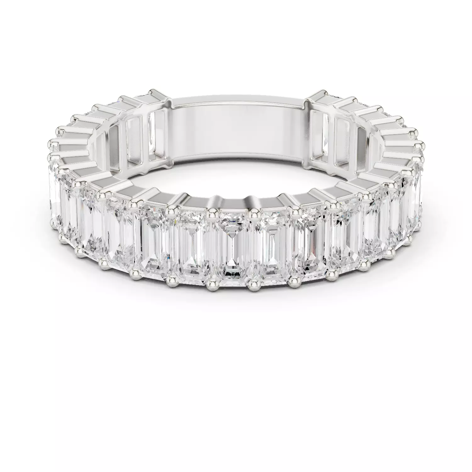 Eternity Band Ring 3dm stl renders animation details  3D print model_1