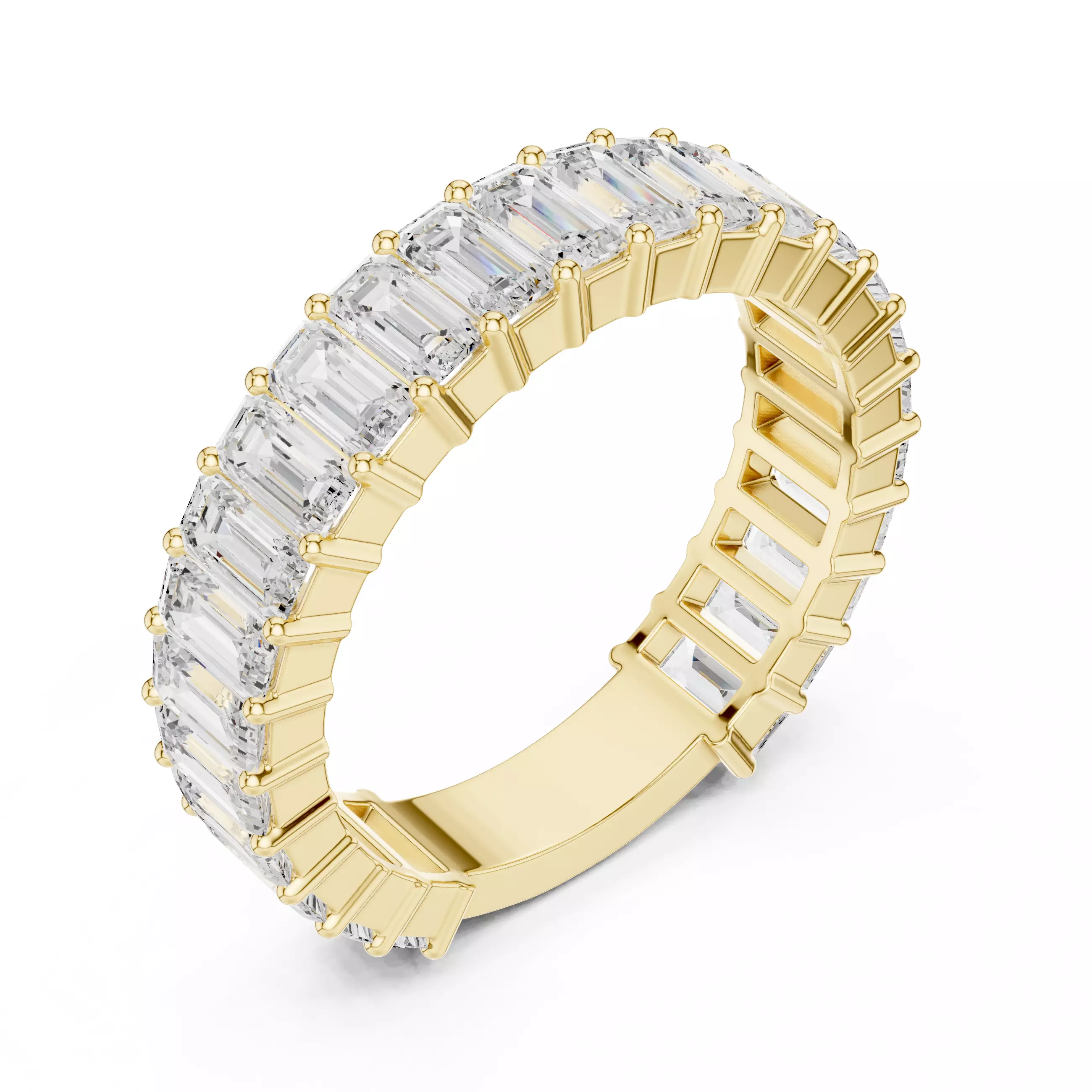 Eternity Band Ring 3dm stl renders animation details  3D print model_8