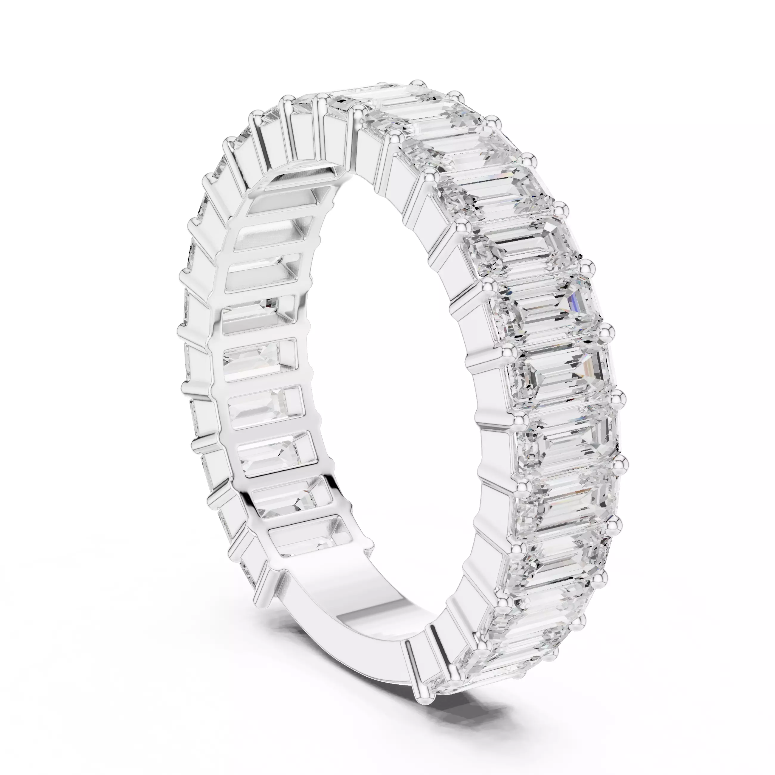 Eternity Band Ring 3dm stl renders animation details  3D print model_5