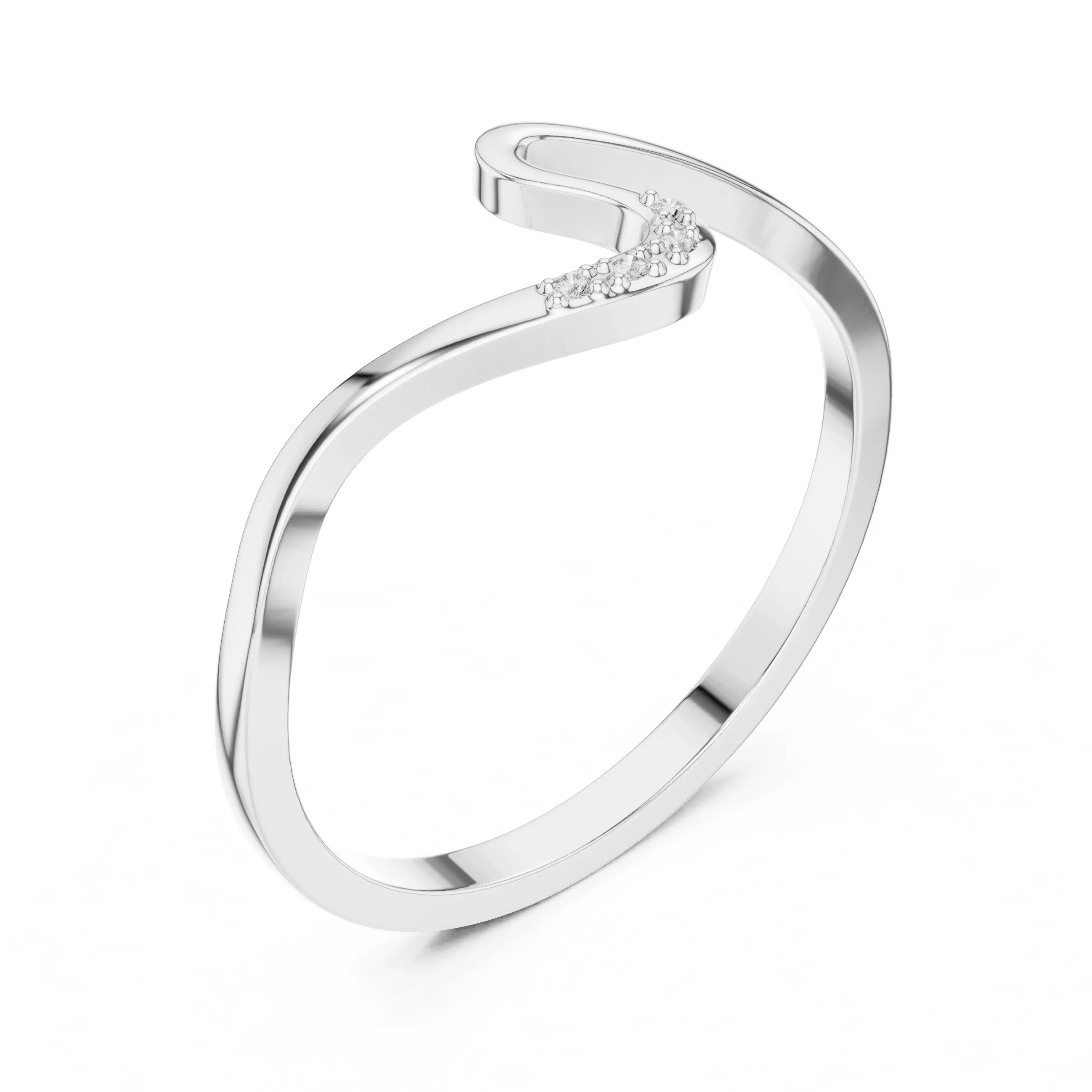 Diamond Ring 3dm stl renders animation videos details  3D print model_6