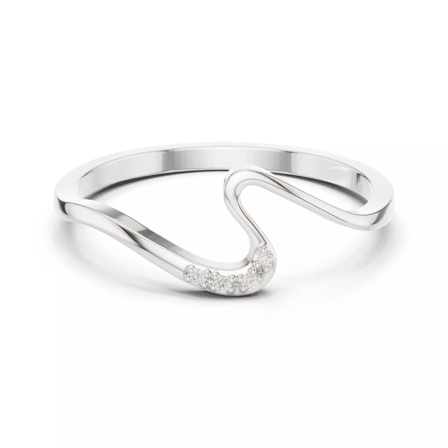 Diamond Ring 3dm stl renders animation videos details  3D print model_1