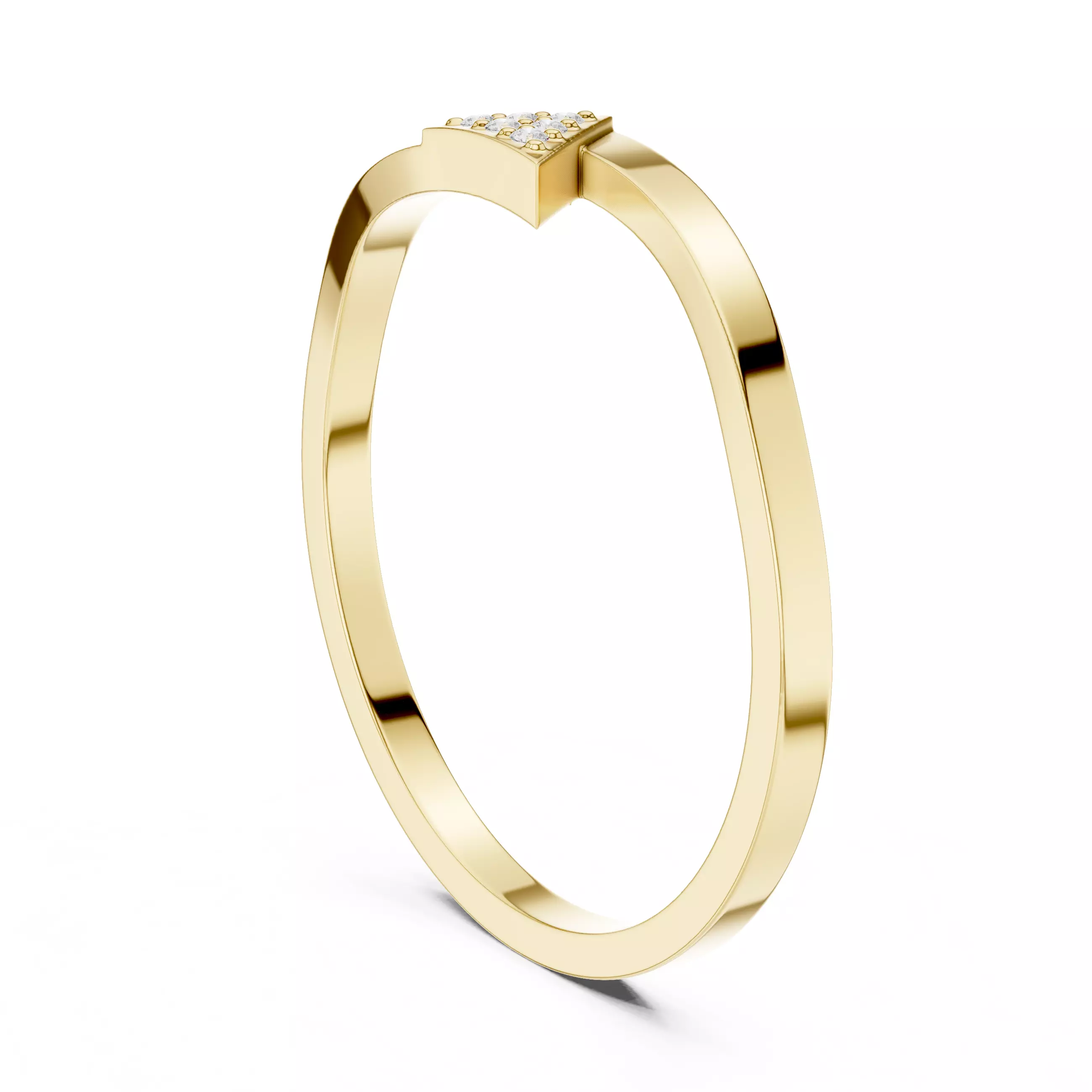 Diamond Ring 3dm stl renders animation videos details  3D print model_7