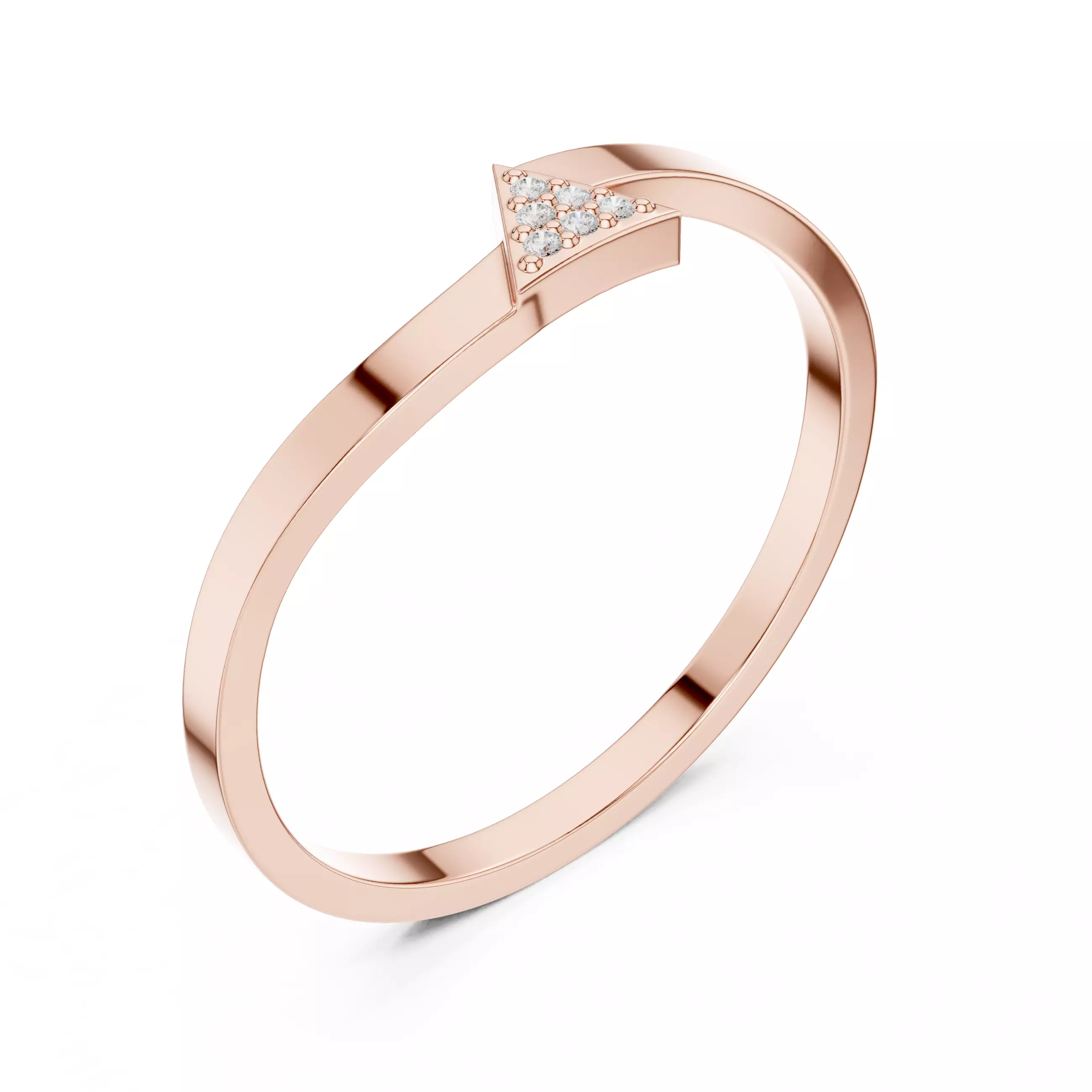 Diamond Ring 3dm stl renders animation videos details  3D print model_4