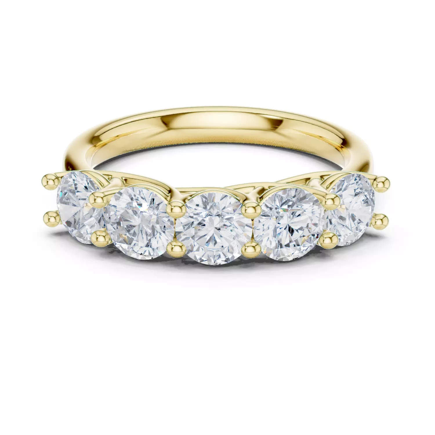 Eternity Band Ring 3dm stl renders animation details 3D print model_2