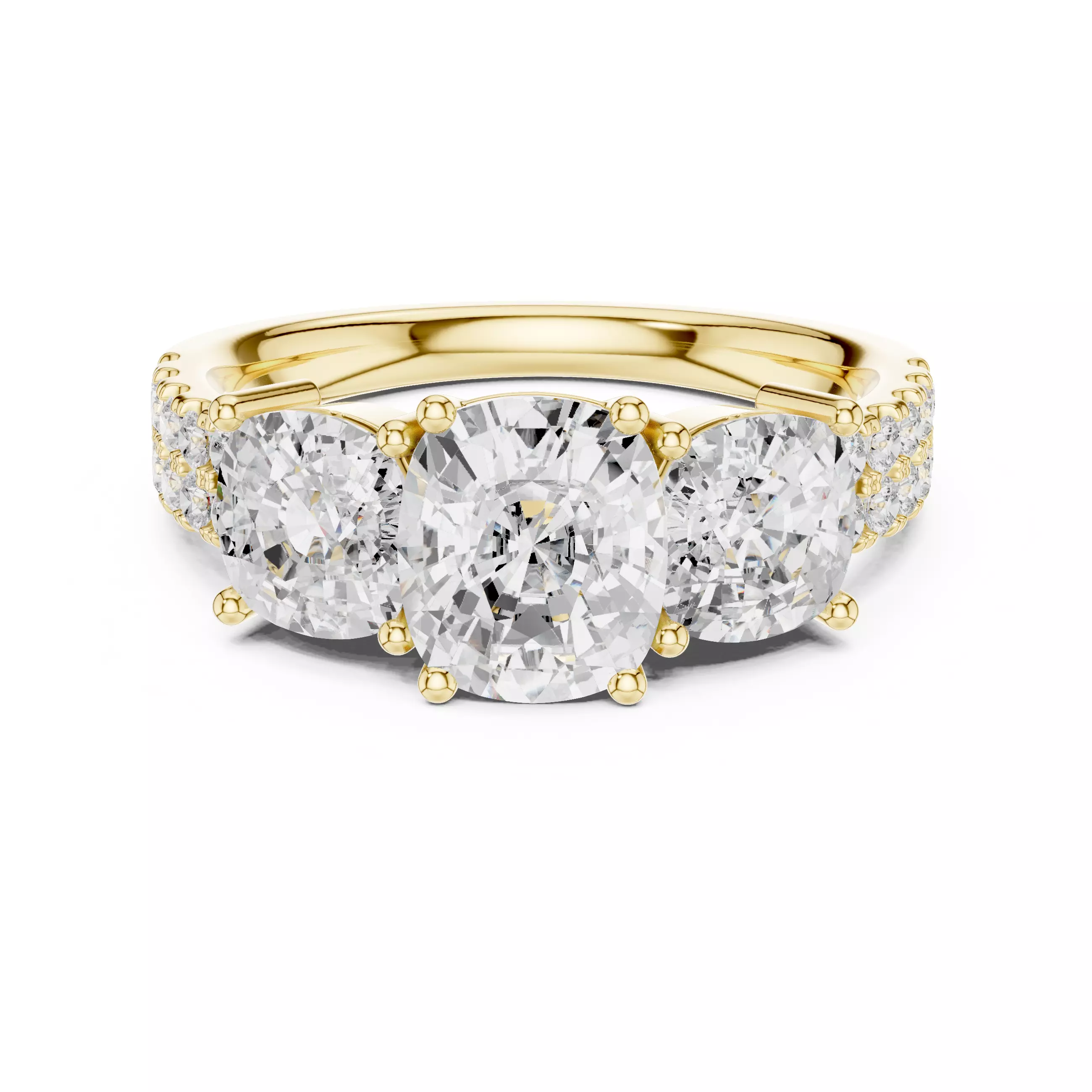 Solitaire Ring 3dm stl renders animation videos details 3D print model_15