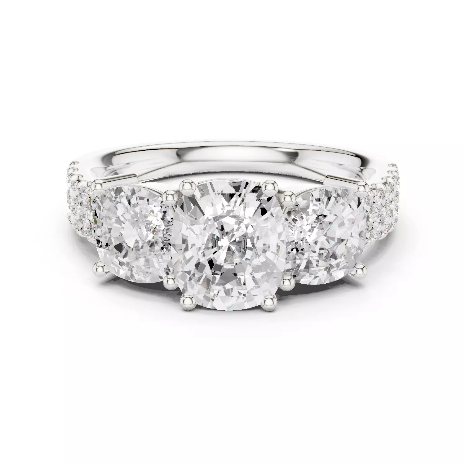 Solitaire Ring 3dm stl renders animation videos details 3D print model_1