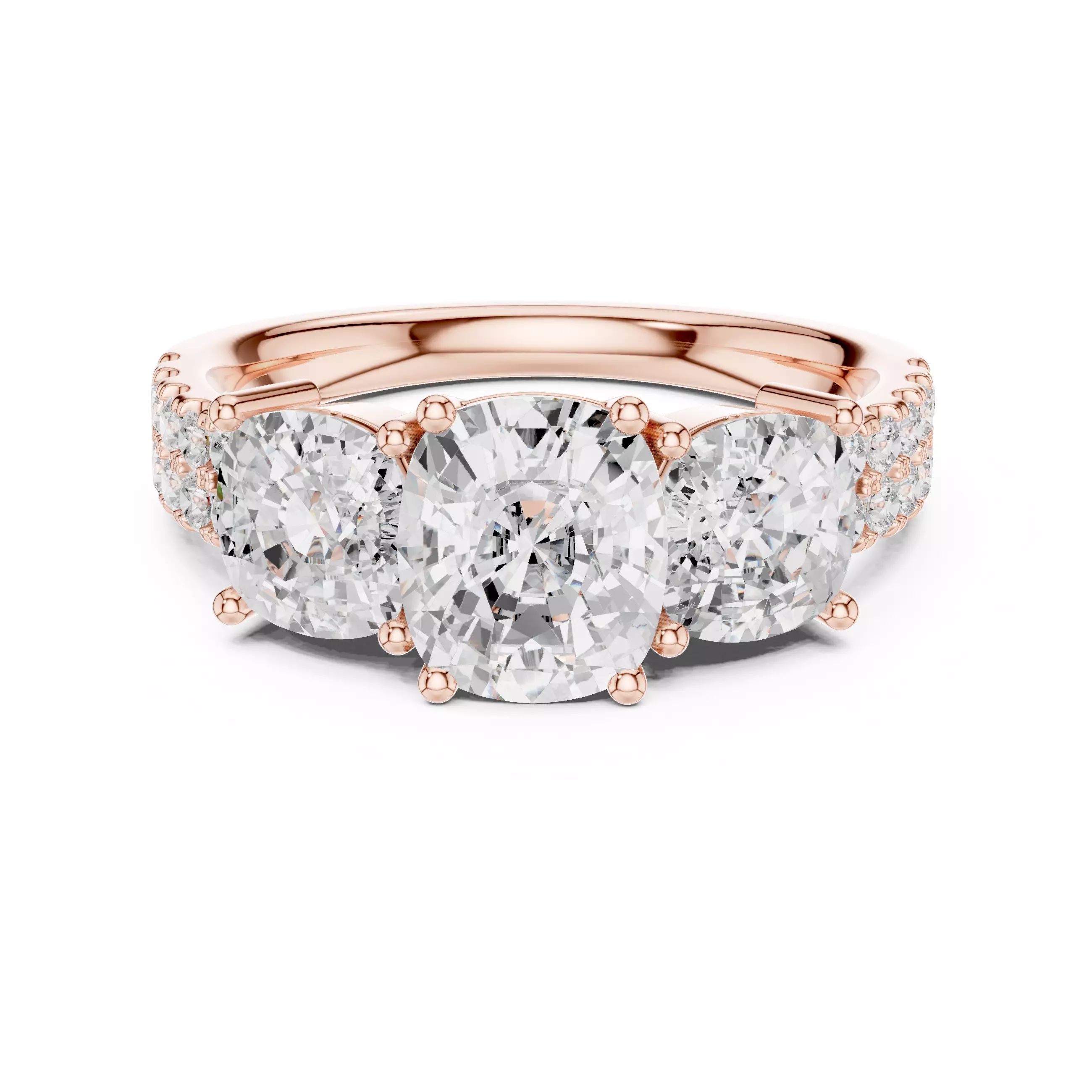 Solitaire Ring 3dm stl renders animation videos details 3D print model_11