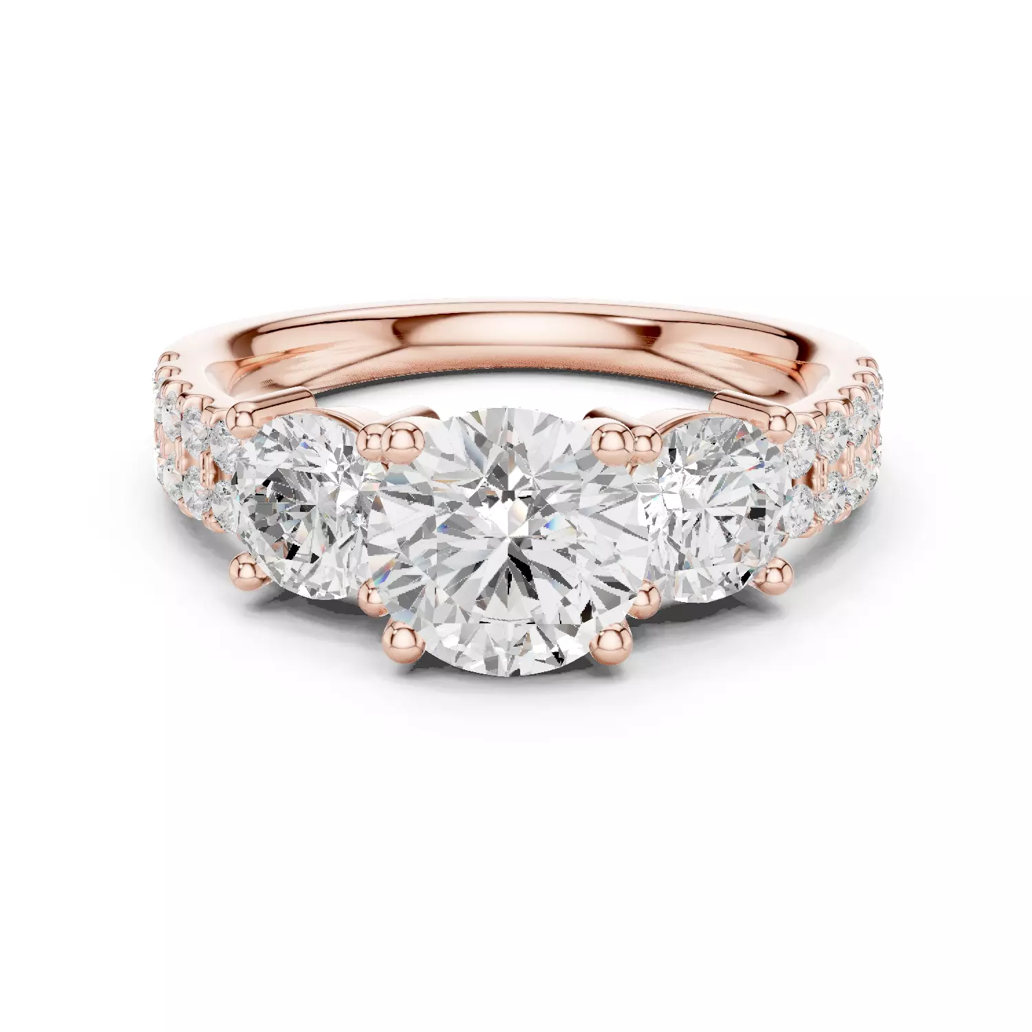 Solitaire Ring 3dm stl renders animation videos details 3D print model_0