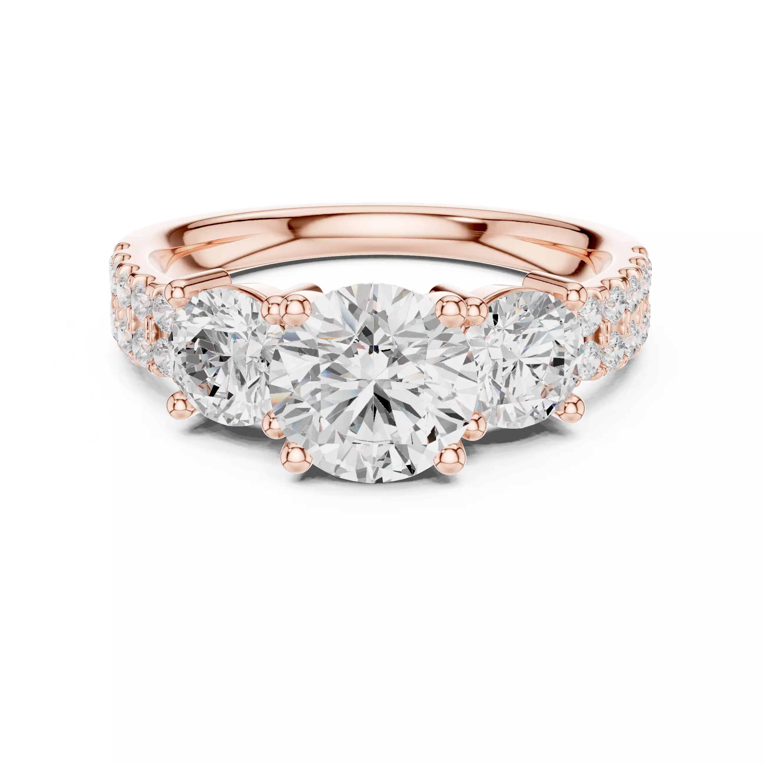 Solitaire Ring 3dm stl renders animation videos details 3D print model_11