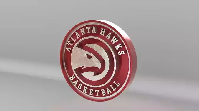 NBA Atlanta Hawks Team Logo 3D model