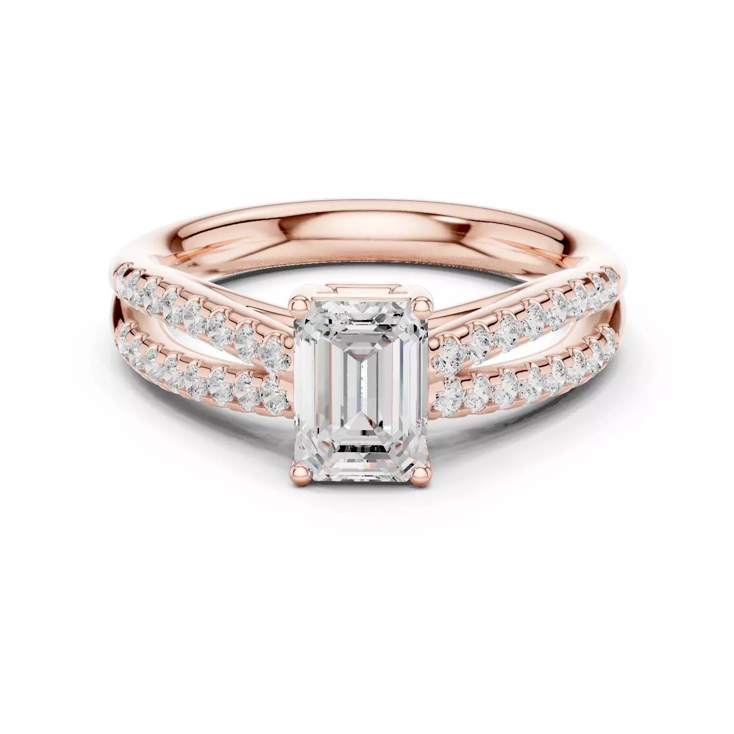 Solitaire Ring 3dm stl renders animation videos details 3D print model_0