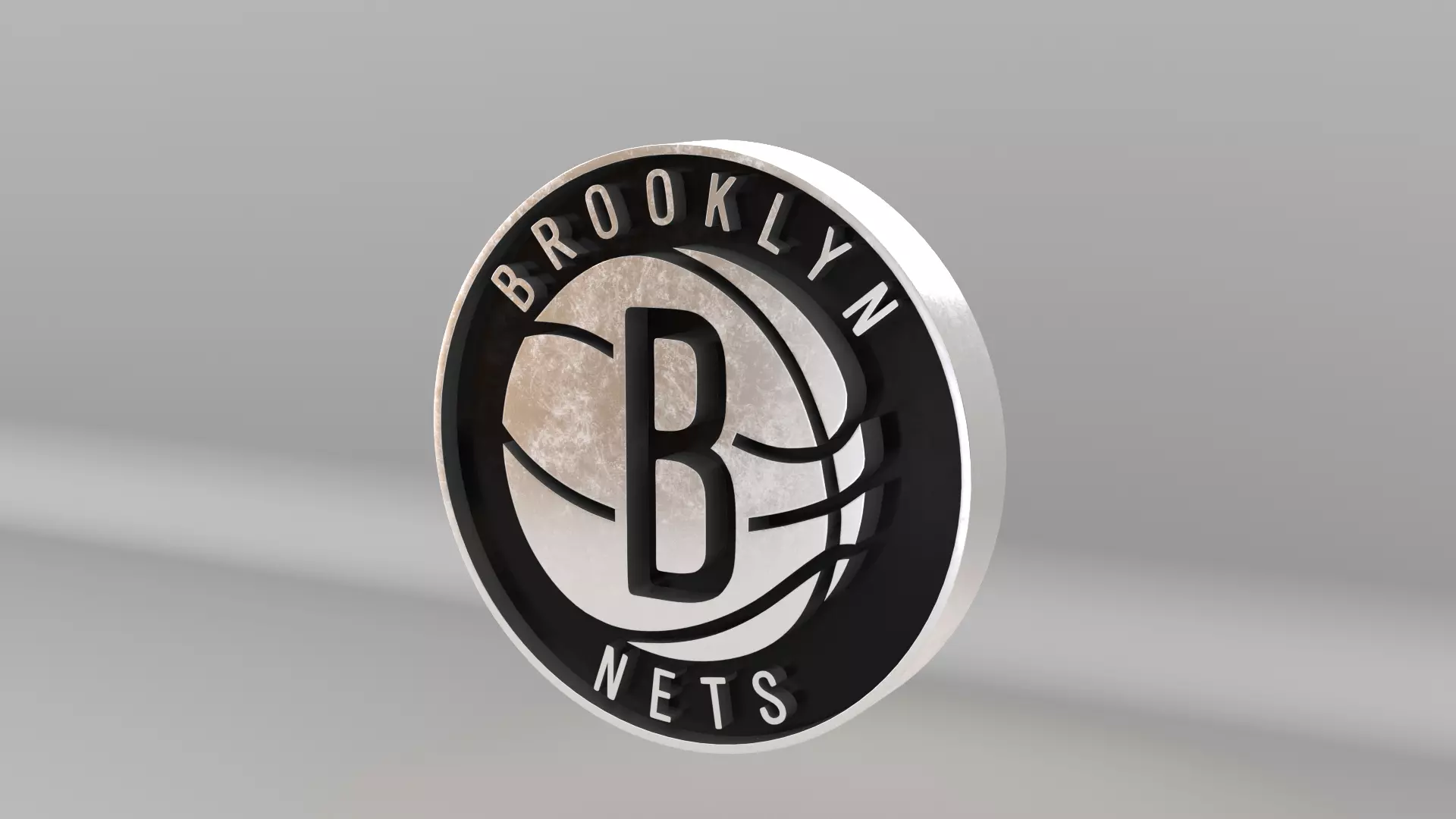 NBA Brooklyn Nets Team Logo 3D model