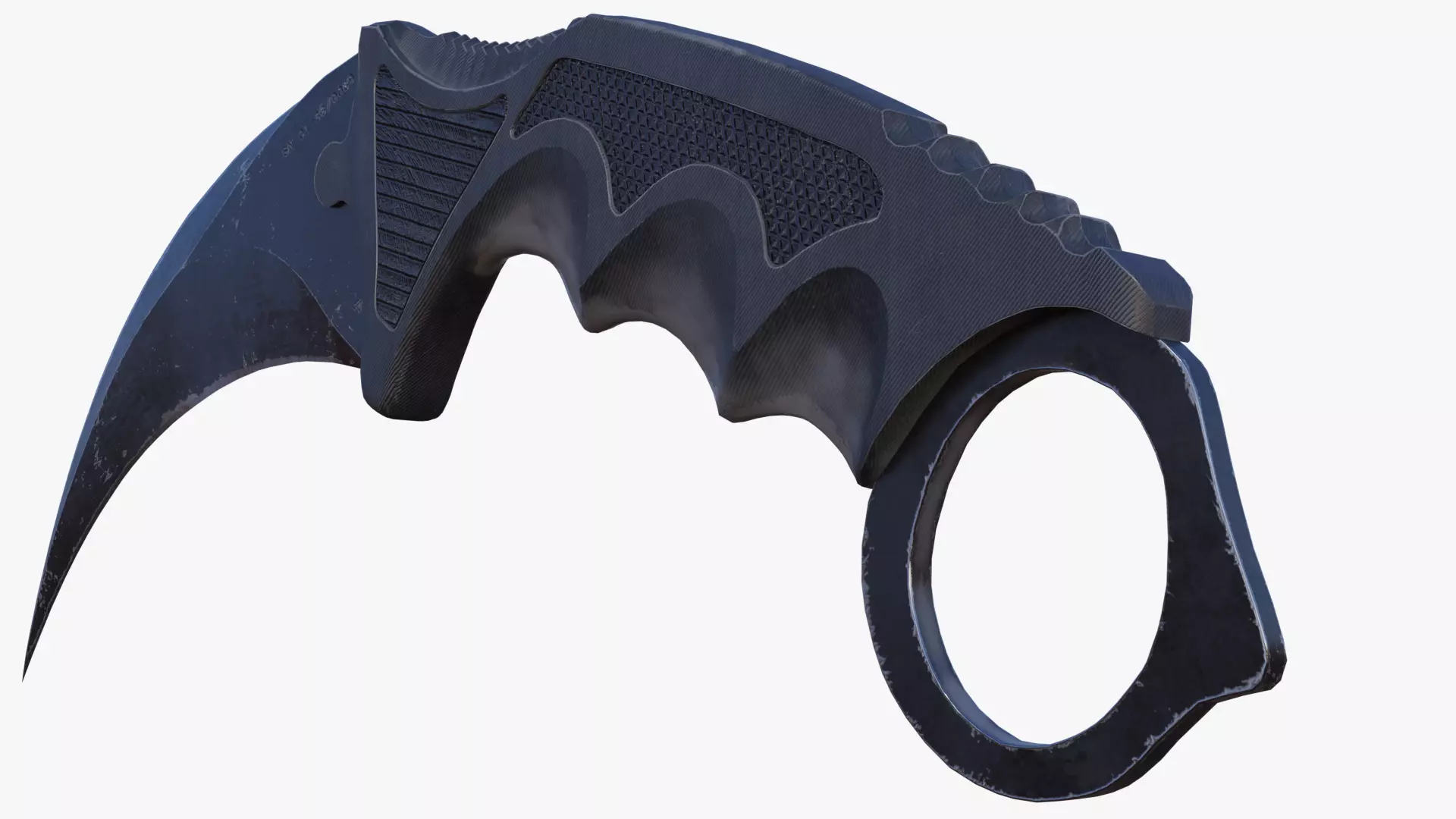 Kerambit Knife Free low-poly 3D model_3