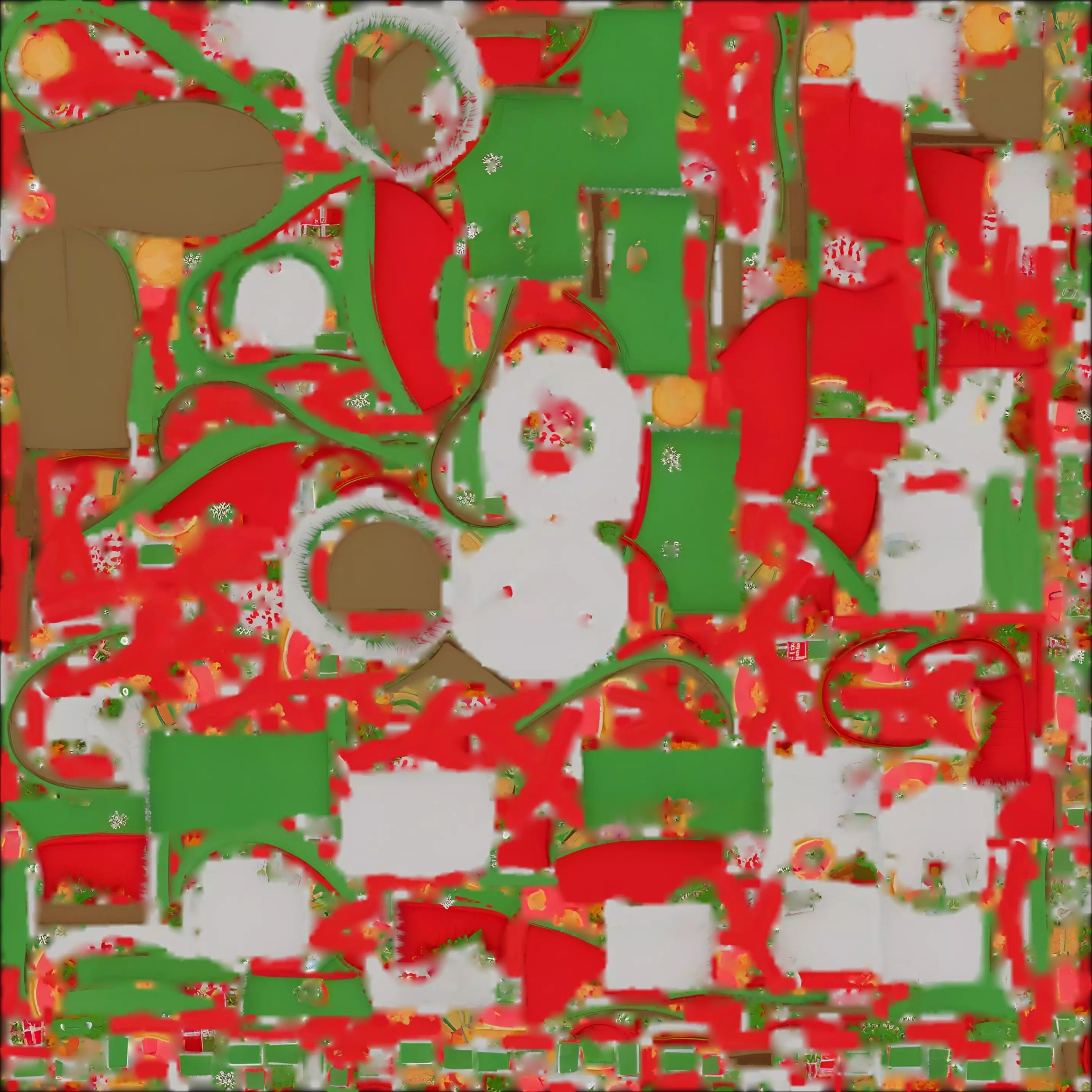 Christmas Festival Boots 3D Model Holiday Extravaganza Low-poly 3D model_1